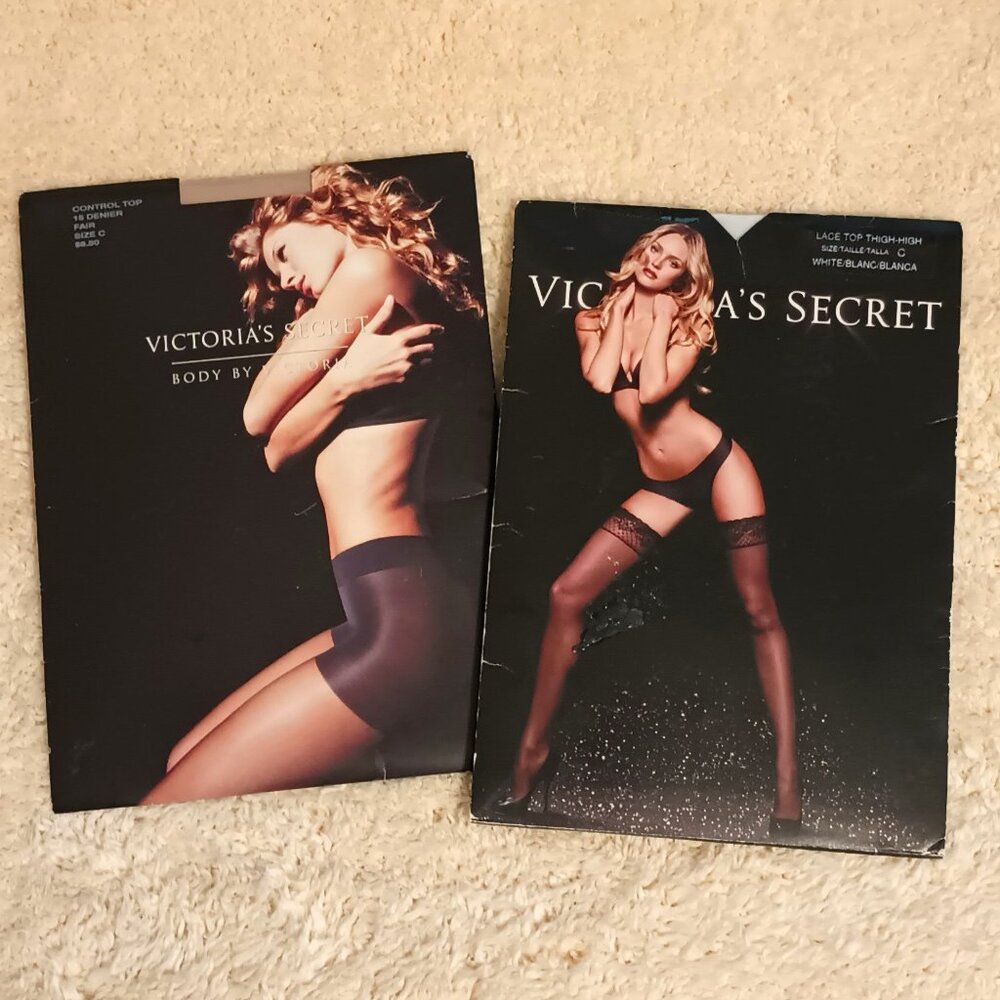 NIB~ A bundle of Victoria's Secret Hosiery (Size C:  5'5" - 5'9"  132 -163 lbs.)